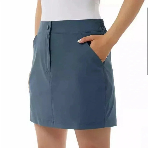 32 Degrees Cool Women's Tech Skort, Blue, Size XL - Picture 3 of 7